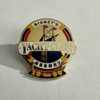 Disney's Yacht Club Resort Est. 1990 Dangle Disney Pin F2