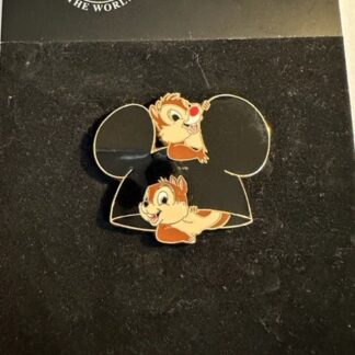 Disneyshopping.com Mickey Ears Series Chip N Dale Earhat  Disney Pin (B)