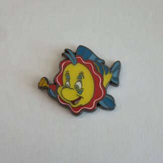 Flounder Sidekick Halloween Pin Disney The Little Mermaid Clown Costume Pin H2
