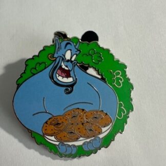 Genie with Cookies Character Wreaths and Treats Christmas Holiday Disney Pin C8