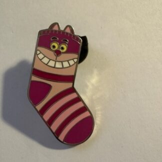HKDL Cheshire Sock Pin Trading Carnival Alice in WOnderland Disney Pin (C5)