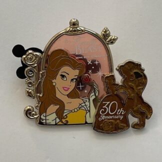 HKDL Hong Kong Disney Beauty And Beast 30th Anniversary Belle Pin LE 600 (A7)