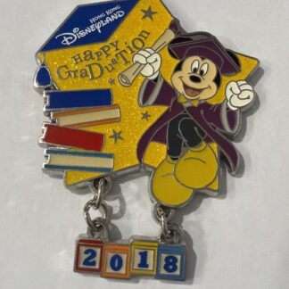 HKDL Hong Kong Happy Graduation 2018 Mickey Disney Pin D5
