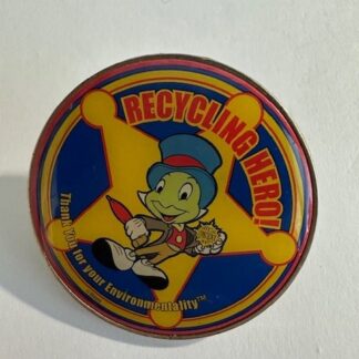 HKDL - Jiminy Cricket - Recycling Hero! Disney Pin F2