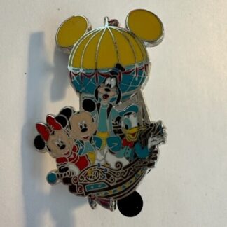 HKDL Mickey And Friends In Flight Of Fantasy Parade Disney Pin (C5)