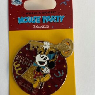 HKDL Mickey Mouse Unlock The Fun Key Hong Kong Disney Pin (B)