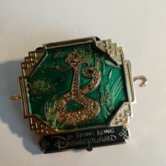 HKDL Year Of The Snake LE 400 Zodiac Princess And The Frog  Disney Pin (A1)