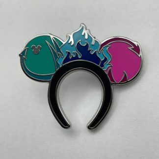 Hades Pain Panic Ear Ears Headband Disneyland Hidden Mickey Wave A Disney Pin G6