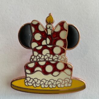 Happy Birthday Cake Official Disney Trading Pin 2020 Minnie Glitter F4