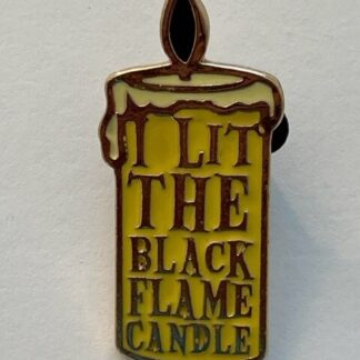 Hocus Pocus Pin Candle Black Flame Halloween Disney Enamel (A9)