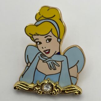 JDS Cinderella Princesses Portrait Power Stones Disney Store Japan Pin D9