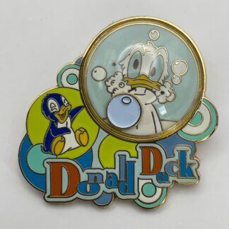 JDS Donald Duck & Penguin 3D Bubble Bubble Bath LE Disney Pin D9