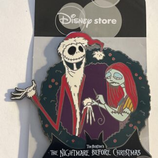 JDS - Jack Skellington & Sally - Christmas Wreath - Nightmare Before Christmas B