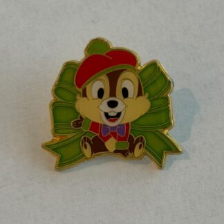 Japan - Chip - Ribbon - Game Prize - Christmas - TDS 2015 Disney Pin H5