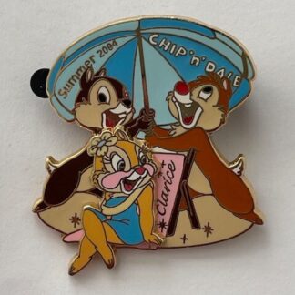 Japan Disney M & P Chip Dale Summer 2004 Beachside with Clarice Pin LE 1000 (B1