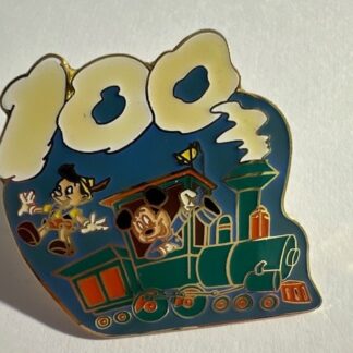 Japan Mickey and Pinocchio Train Conductor 100 Years of Magic 2001 Disney Pin F6