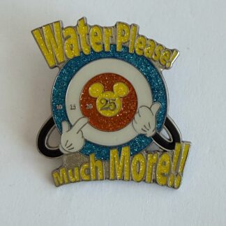 Japan - Water Please! Much More - 25th Anniversary - TDL 2008 Disney Pin A6