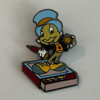 Jerry Leigh - Jiminy Cricket on Match Box Pinocchio Umbrella Disney Pin H7