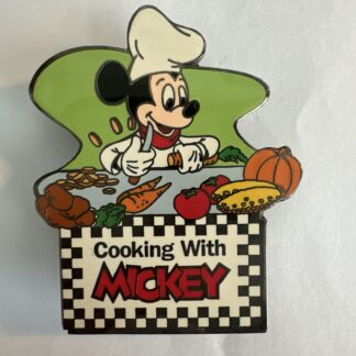 LE 100 Disney Auctions Pin  Chef Mickey Healthy Cooking Vegetables Vegetarian A4