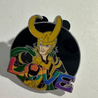 Loki Strong Love Bold Rainbow Marvel Disney Pin (E0)