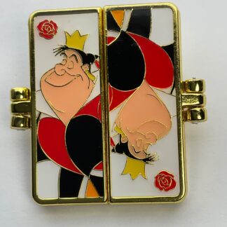 Loungefly Disney Alice In Wonderland Cards Hinged Mystery Pin Queen Of Hearts H8
