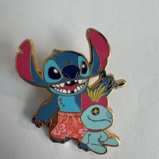 Loungefly Disney Lilo & Stitch & Scrump Beach Vibes Swim Trunks Pin (A0)
