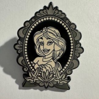 Loungefly Disney Princess Portrait Cameo Black And White Jasmine Enamel Pin (E4)