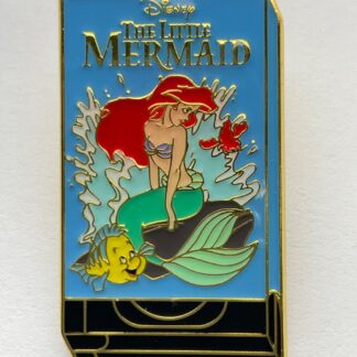 Loungefly Disney Princess VHS Tape Case Blind Box Pin Ariel Little Mermaid H8