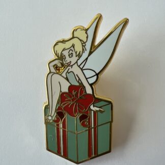 Loungefly Disney TINKER BELL WITH PRESENT Mystery Holiday Box Pin F4