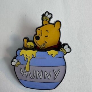 Loungefly Disney Winnie The Pooh Hunny Pin Honey Pot Bees Sliding Enamel Pin (C0