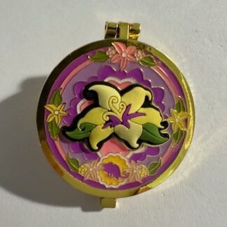 Loungefly Rapunzel Pascal Sundrop Princess Compact Mirror Hinged Disney Pin C3