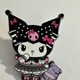 Loungefly Sanrio Kuromi My Melody Black & Pink Enamel Kurom Plush Disney Pin F1