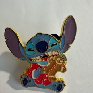 Loungefly - Stitch - Holiday Morning Gingerbread Man Christmas Disney Pin A0