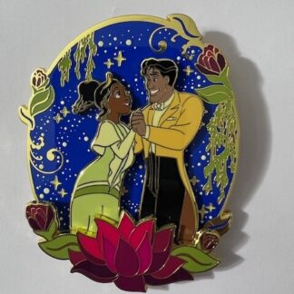Loungefly Tiana & Naveen Dancing Against a Starry Night Jumbo Pin (E6)