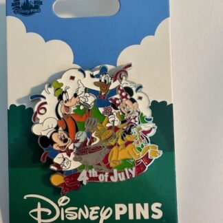 Mickey Goofy Donald Minnie Pluto 4rh Of July Celebration Bbq Disney Pin LE (B)