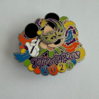 Mickey - Mardi Gras 2022 - Mask Slider Disney Pin B1