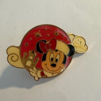 Minnie Mouse Christmas Moon & Clouds Game Prize TDS Japan Disney Pin (C5)
