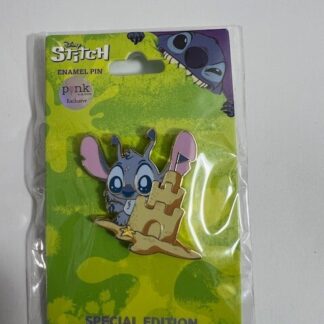 PALM Pink A La Mode Stitch Sand Castle Cuties LILO And Stitch LE Disney Pin (B)