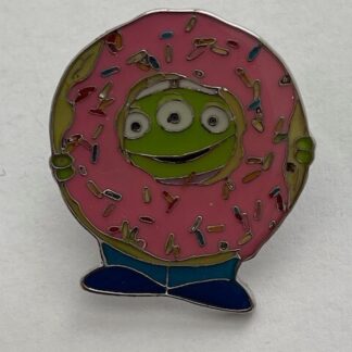 PIXAR TOY STORY Green Alien with Pink Donut Trading Pin DISNEY Disneyland (D9)