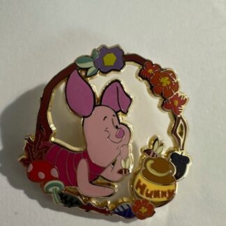 Piglet - Pooh and Friends Wreaths Hunny Mystery Disney Pin F8