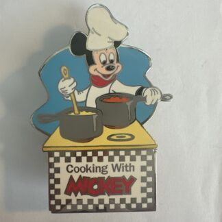 RARE LE 100 Disney Auctions Pin Mickey Mouse Soup Chef Hat SILVER PROTO (A4)