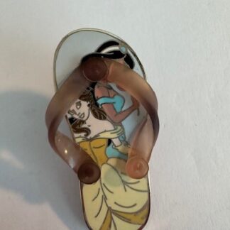 Sandals Flip Flops Princesses Right Shoe Belle Jasmine Only Disney Pin (B6)