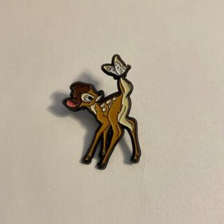 Sedesma Bambi With Yellow And White Butterfly  Disney Pin (B3)