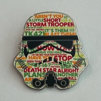 Star Wars Stormtrooper Helmets Mystery Quotes 2016 Disney Pin H9