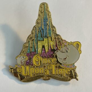 TDL TDR Tokyo Disney Once Upon a Time Beauty & the Beast Mrs Potts Chip Pin (A4)