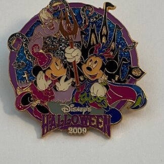 TDR Mickey Minnie Ursula Halloween 2009 TDL Disney Pin (A5)