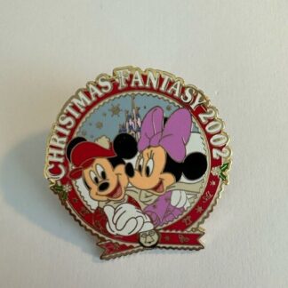 TDR TDL Mickey & Minnie Christmas Fantasy 2002 Disney Pin C4