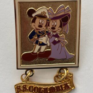 TDR TDS Mickey Minnie Mouse S.S Columbia Dangle Disney Pin (C7)