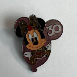 TDR TDS Minnie Mouse Ballon 30th Anniversary Game Prize Disney Pin (C1)