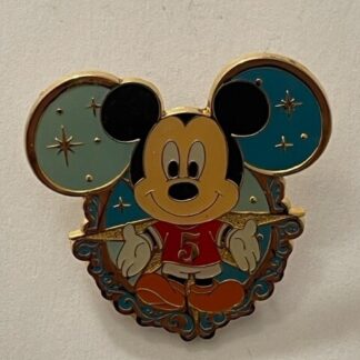 TDS Mickey Mouse Game Prize 5th Celebration 2006 Disney Pin (B6)